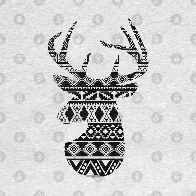 Big Buck Series: Patterned Buck Head by Jarecrow 